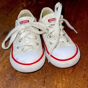 White Converse- Play Condition